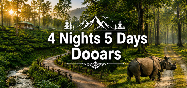 4 Nights 5 Days Gorumara Jaldapara Jayanti