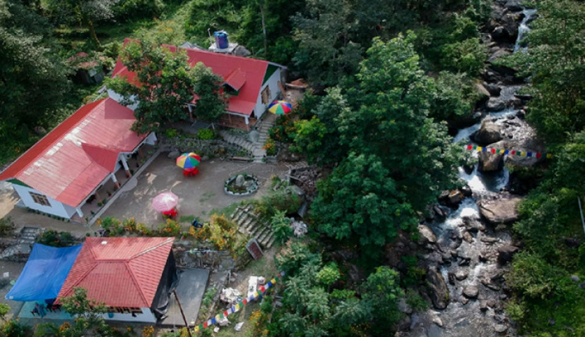 Bastha Homestay Drone View